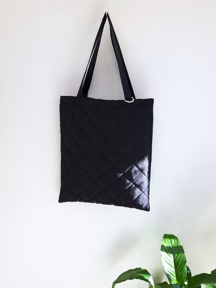 TOTE ECO SHOPPING TRAVEL quilting eco bag back qui