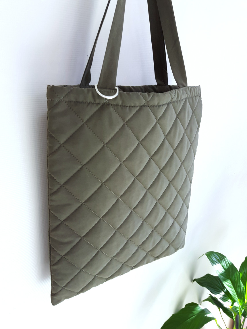 TOTE ECO SHOPPING TRAVEL quilting eco bag back qui