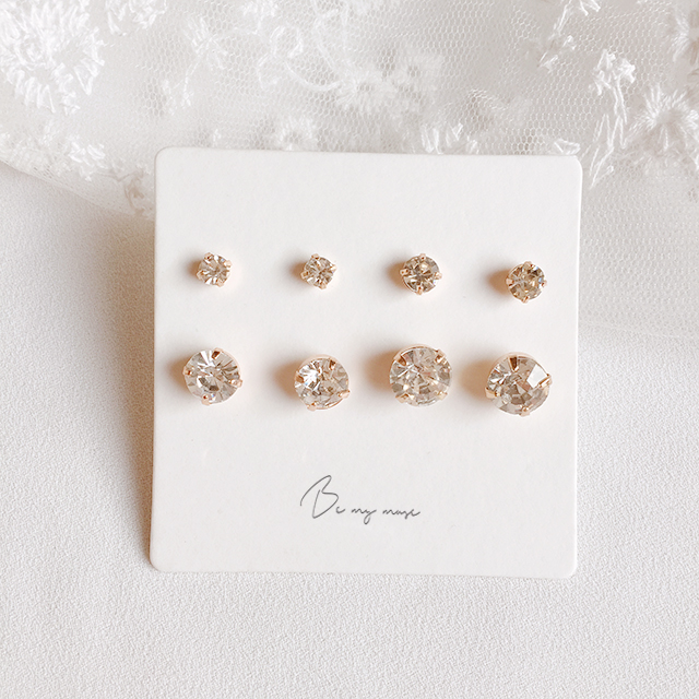 Antique Drop Cross Set Earrings