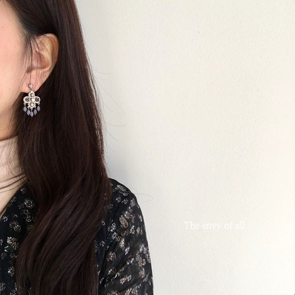 Free Shipping Czech Crystal Surgery Earrings Antiq