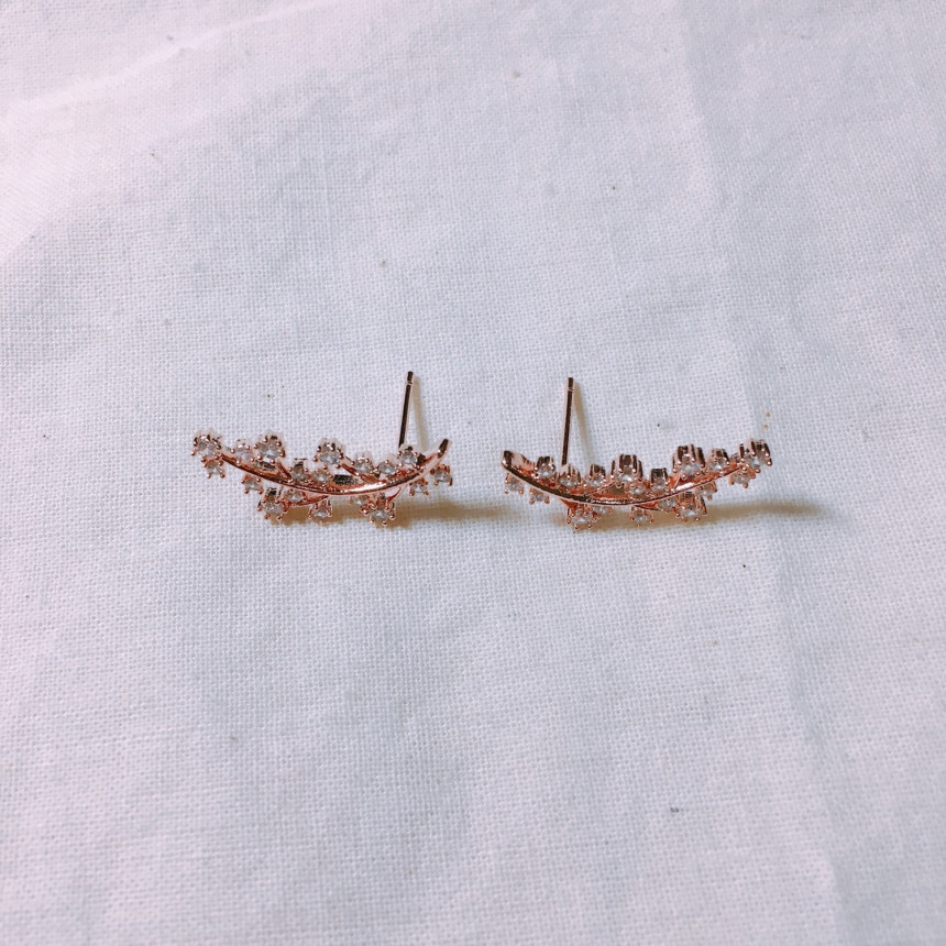 Lucerne Leaf Earrings LKJ0969 Cody Feminine Edge c