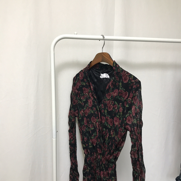 Rose Flower One Piece Chiffon Greetings Party Chri