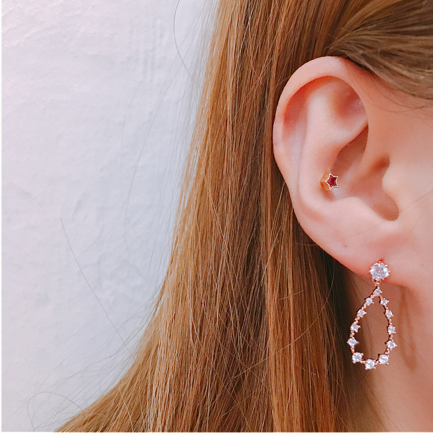 Lacquer Dali Earrings LKJ0970 Women's sense of 