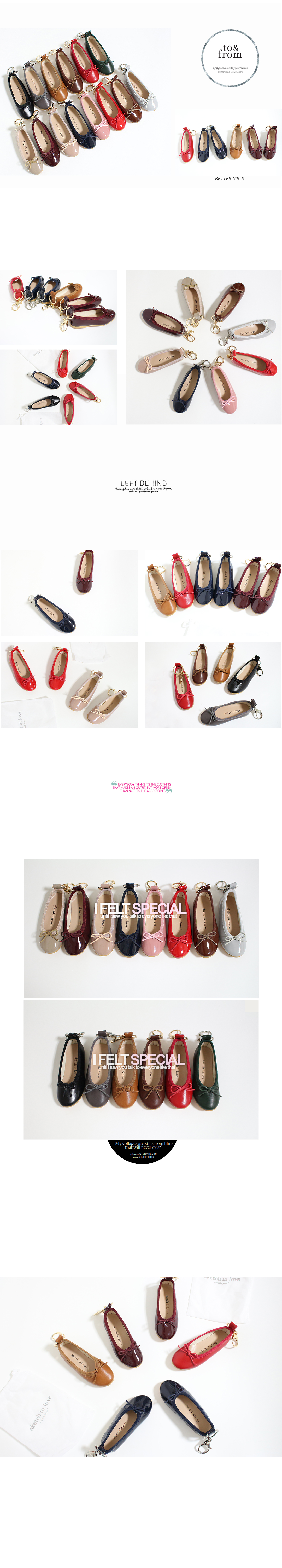 Verla Girls Mini Flat Shoes Keychain Trendy Stylin