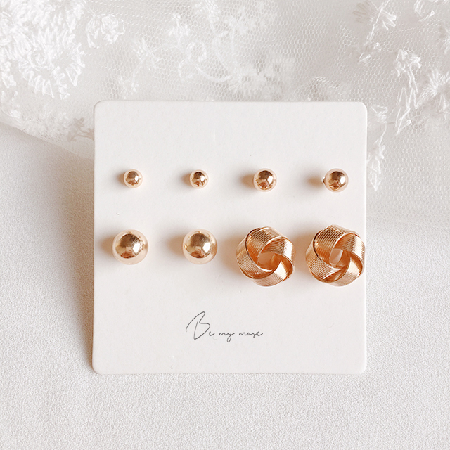 Antique Drop Cross Set Earrings