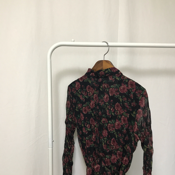 Rose Flower One Piece Chiffon Greetings Party Chri