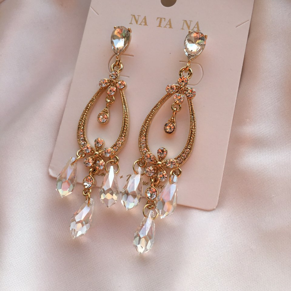 Water Drop Chandelier Bold Drop Earring Earring Av