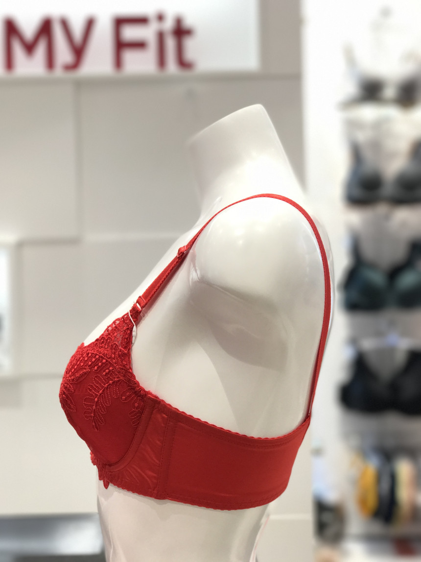 Vivian Hot Red Non-woven Brass BR1725