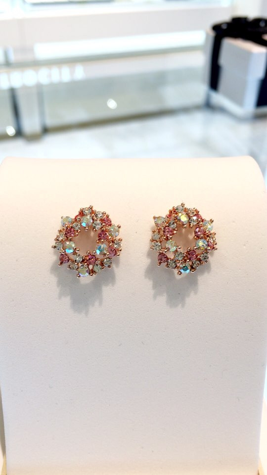 Eyeliner Angel Flower Earrings AJBE2369