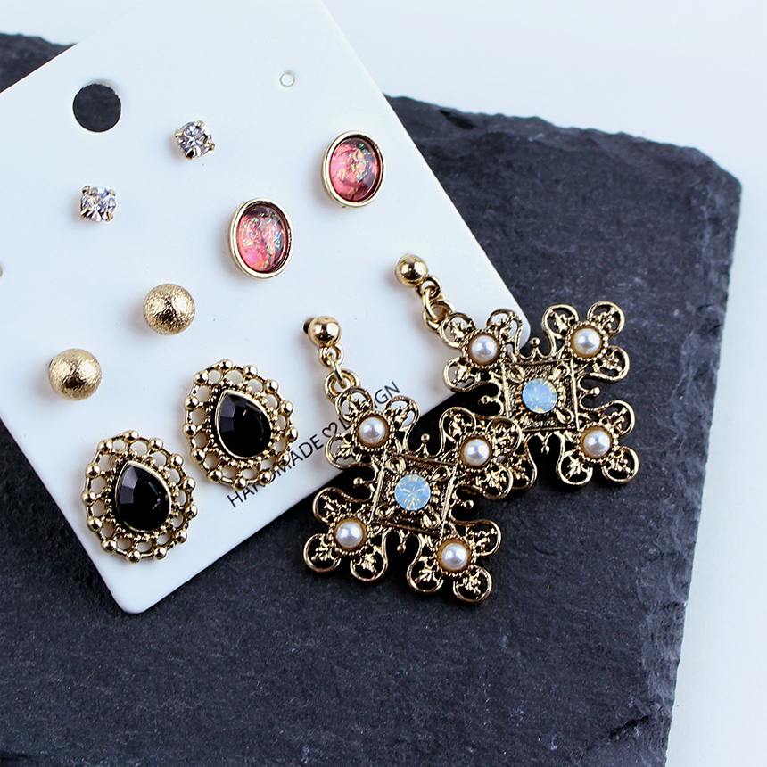 Titanium Earrings Set Collection Allergy Free Dail