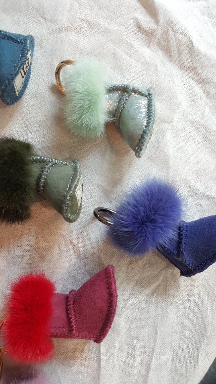 Mink keyring 11 color