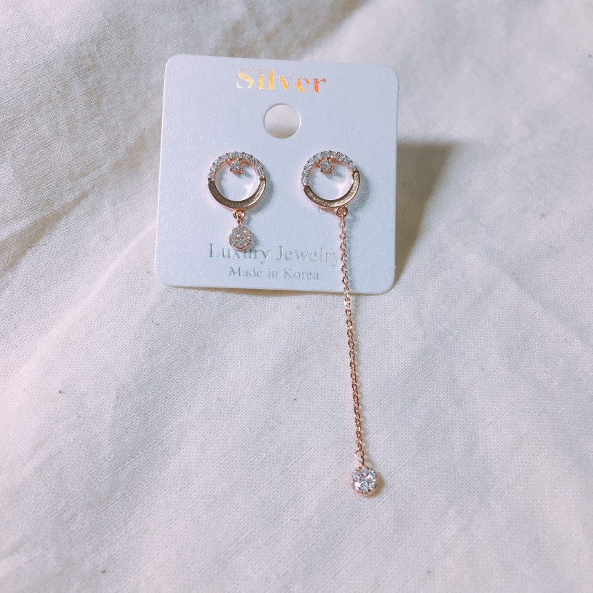 Lukje Circle Earrings Earrings LKJ0981 Women's 