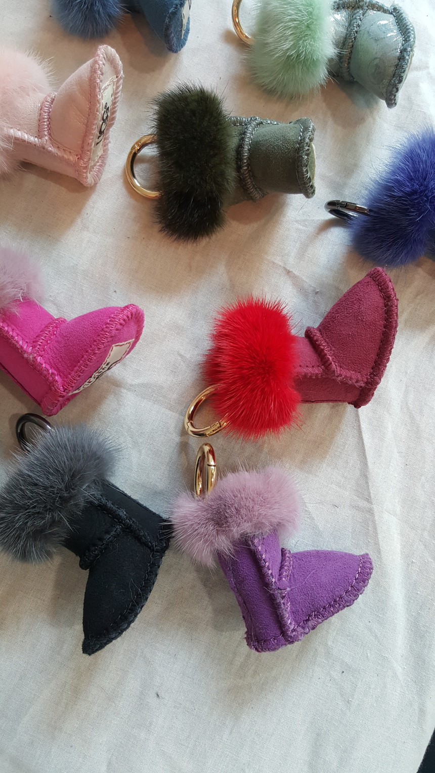 Mink keyring 11 color