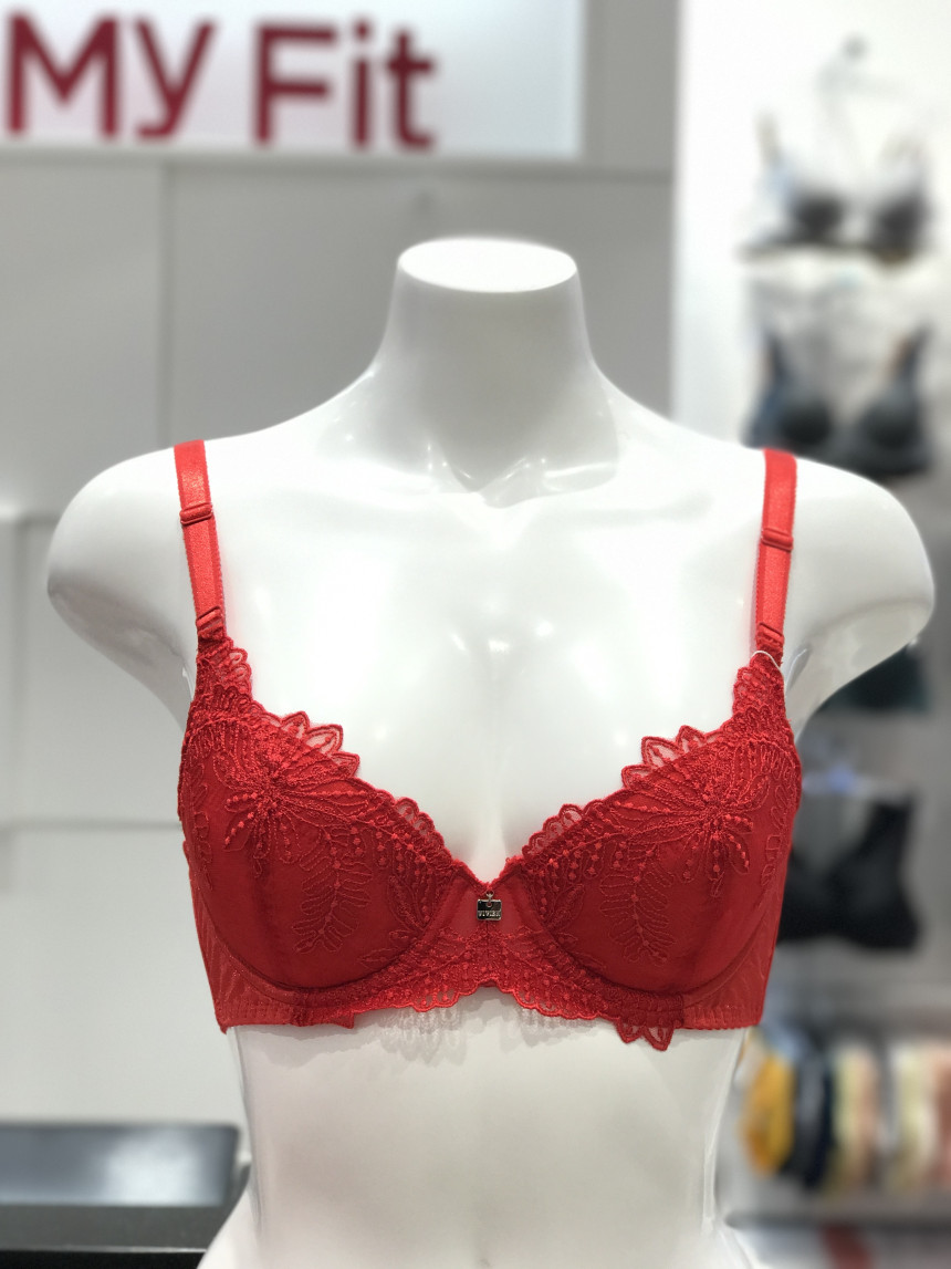 Vivian Hot Red Non-woven Brass BR1725