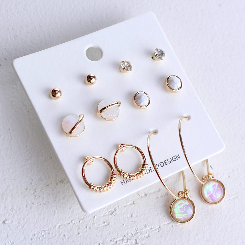 Titanium Earrings Set Collection Allergy Free Dail