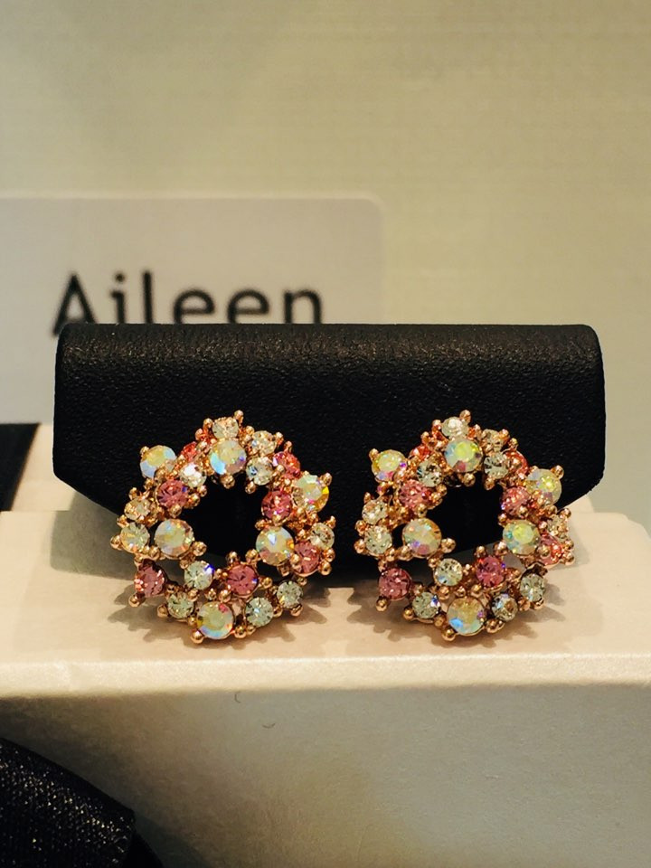 Eyeliner Angel Flower Earrings AJBE2369