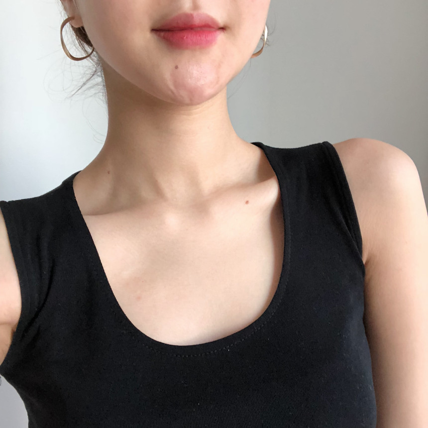 Twisted moon ring earrings Bold gold silver pearl 