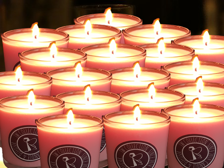 Pink Lovely Candle Large Capacity 370ml Gyul Natur