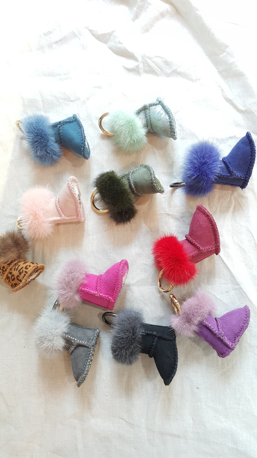 Mink keyring 11 color