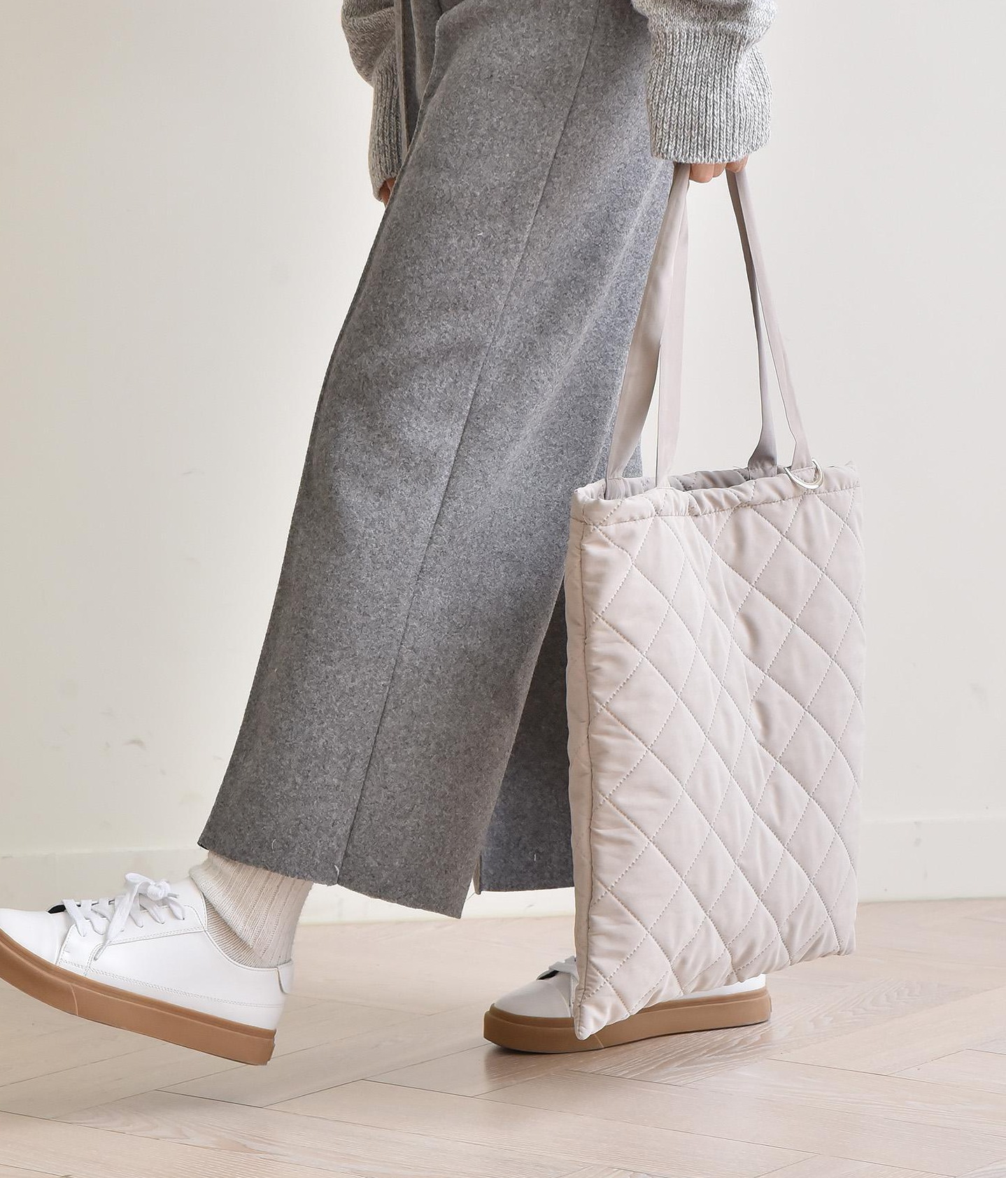 TOTE ECO SHOPPING TRAVEL Quilted Winter Eco Bag