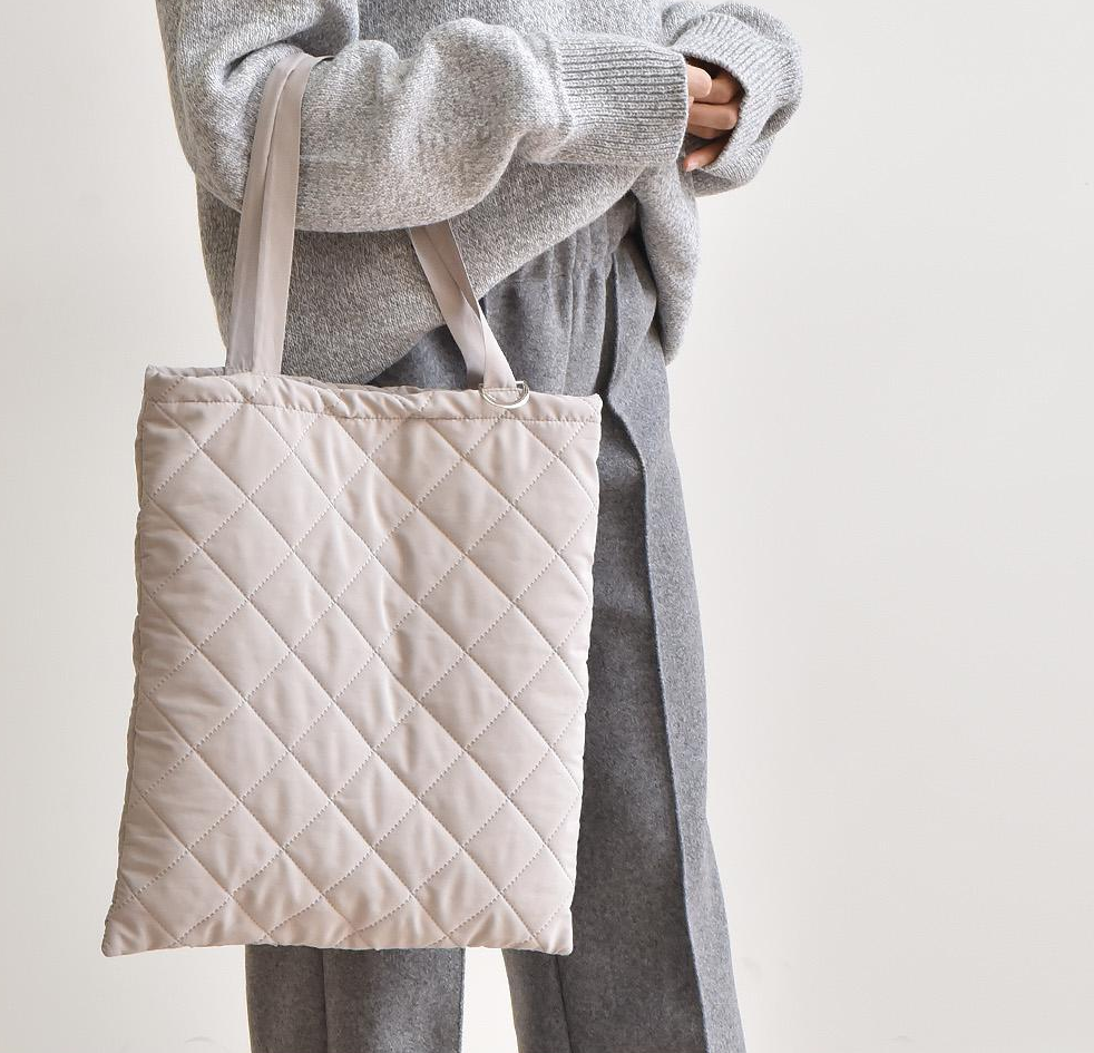 TOTE ECO SHOPPING TRAVEL Quilted Winter Eco Bag