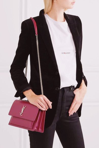 <b><p>Domestic Saint Laure Monogram Sunt Back Mid-Bl</p></b><b><p>国内サンローランモノグラムサンセットバックミディアムブラック光沢AS、交換可能バック推奨直球デイリー</p></b><br /><br /><p align='center'>