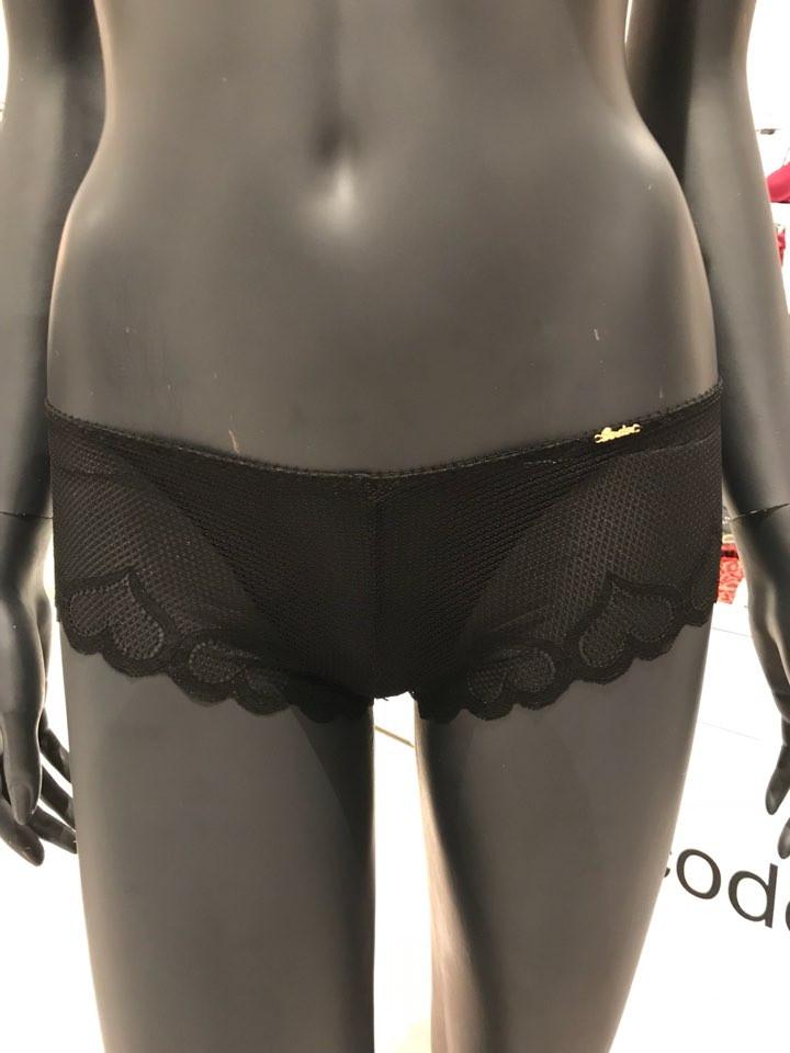 Corde combine innerwear black lace bra panties SET