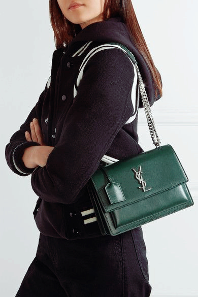 <b><p>Domestic Saint Laure Monogram Sunt Back Mid-Bl</p></b><b><p>国内サンローランモノグラムサンセットバックミディアムブラック光沢AS、交換可能バック推奨直球デイリー</p></b><br /><br /><p align='center'>