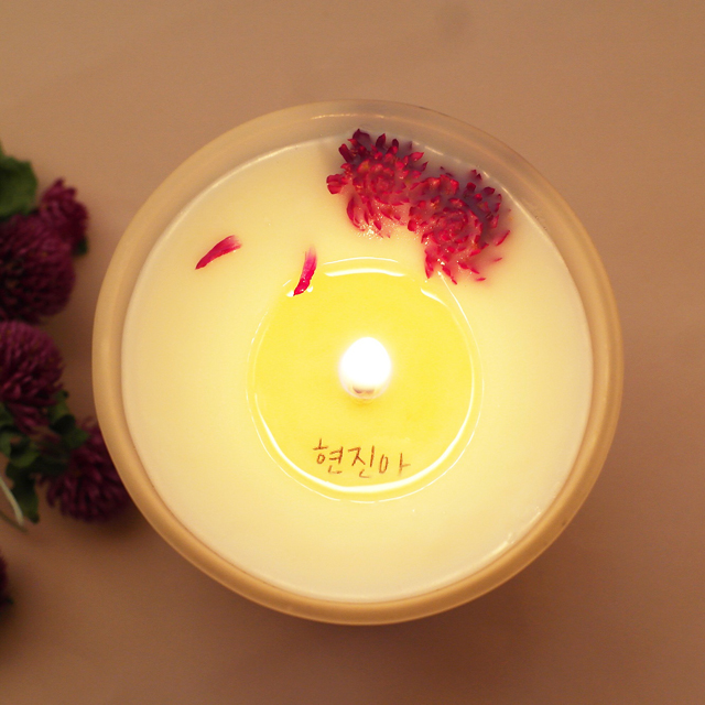Message Soji Candle Fly Day Day Gift Dry Flower Pr