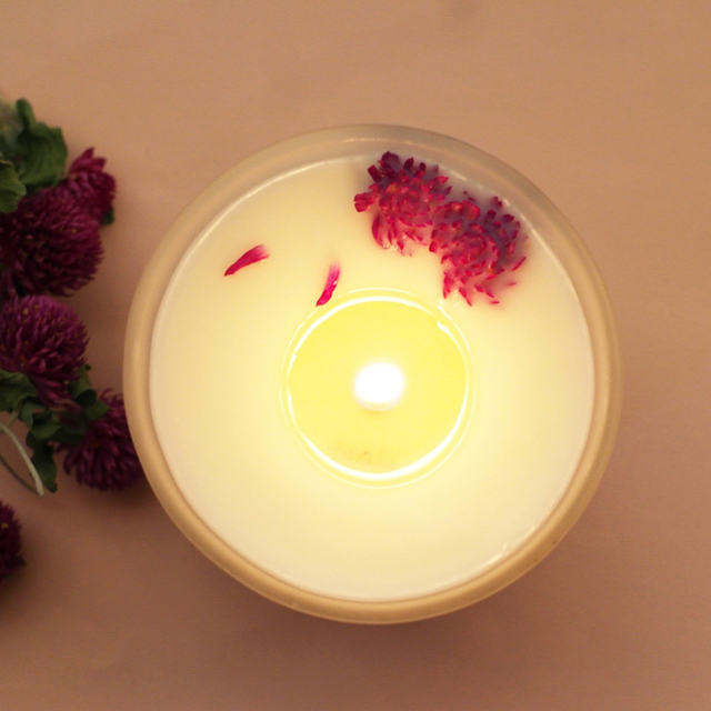 Message Soji Candle Fly Day Day Gift Dry Flower Pr