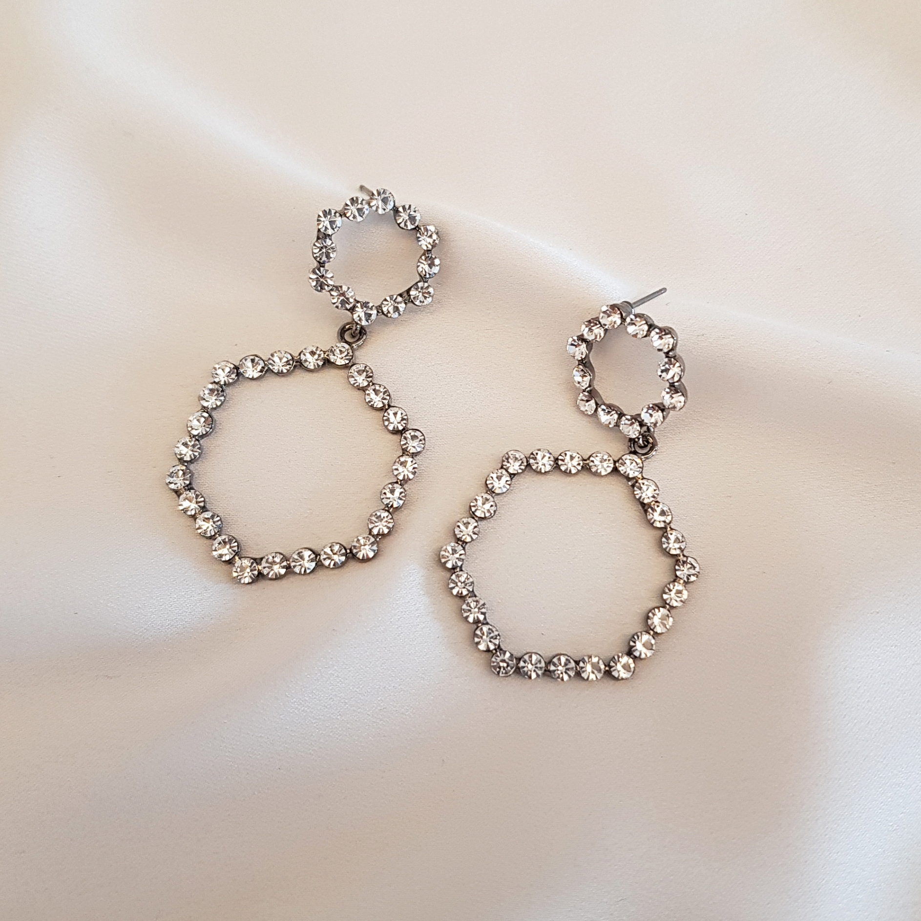 Hexagon Cubic Drop Earrings Party New Year Earing