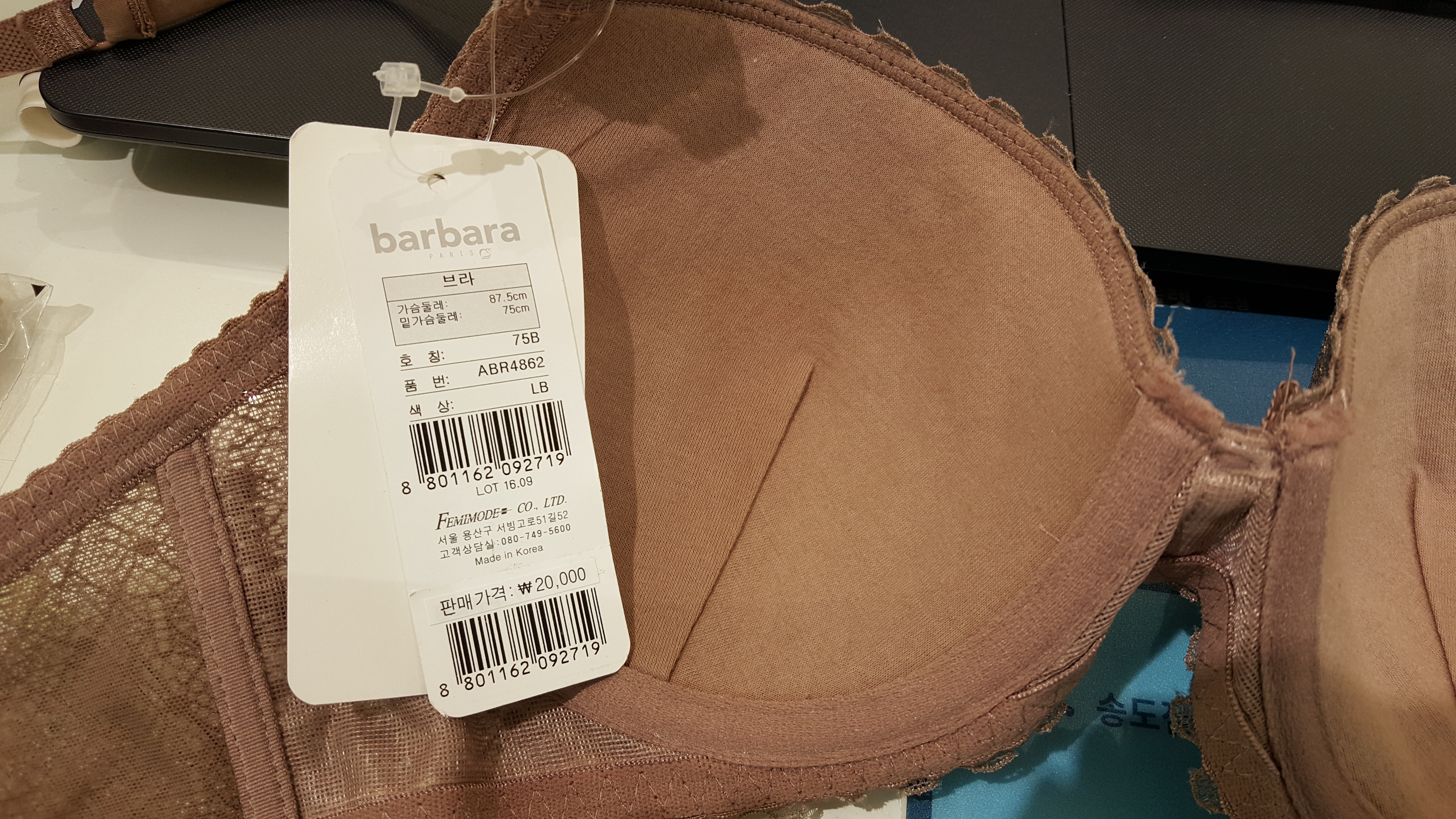 Barbara Epsilon Lace Mold Bra Set ABR4862 ABP4862 