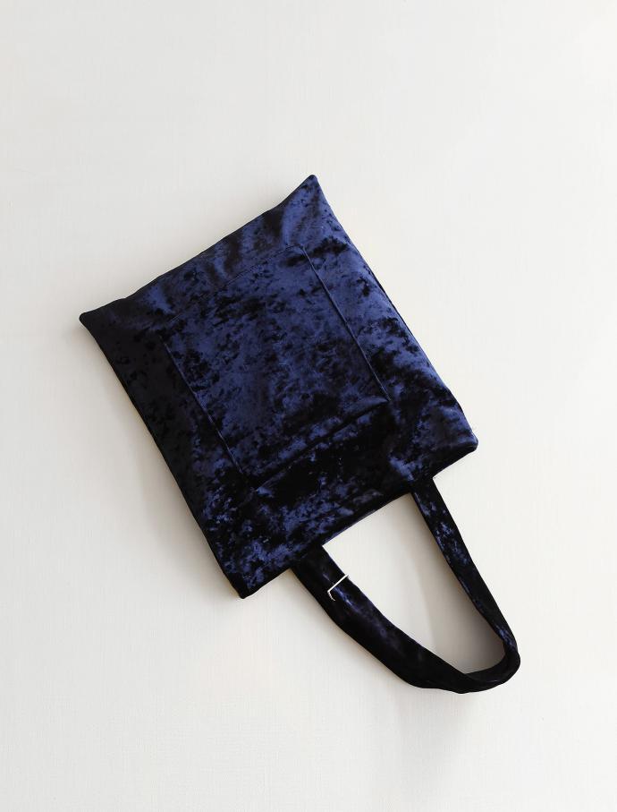 TOTE ECO SHOPPING TRAVEL Green Velor Eco Bag Black