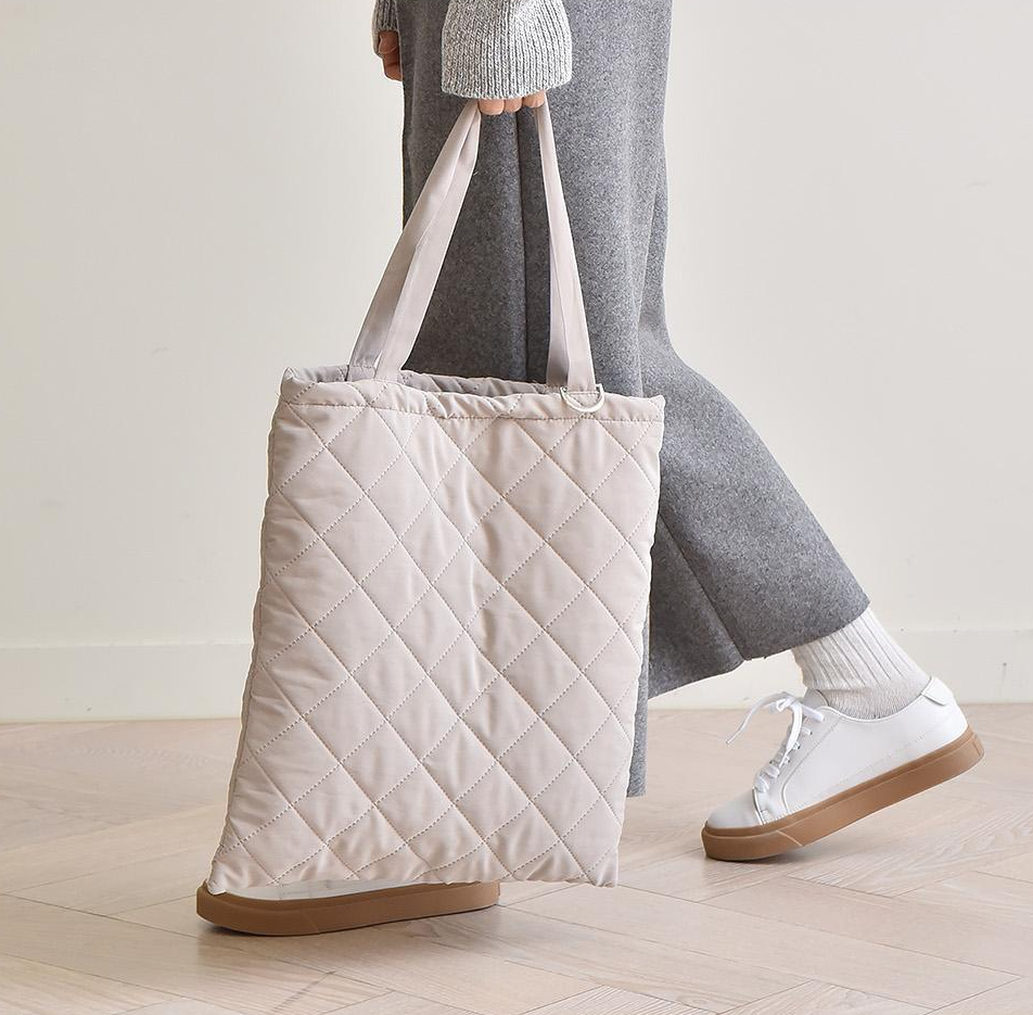 TOTE ECO SHOPPING TRAVEL Quilted Winter Eco Bag
