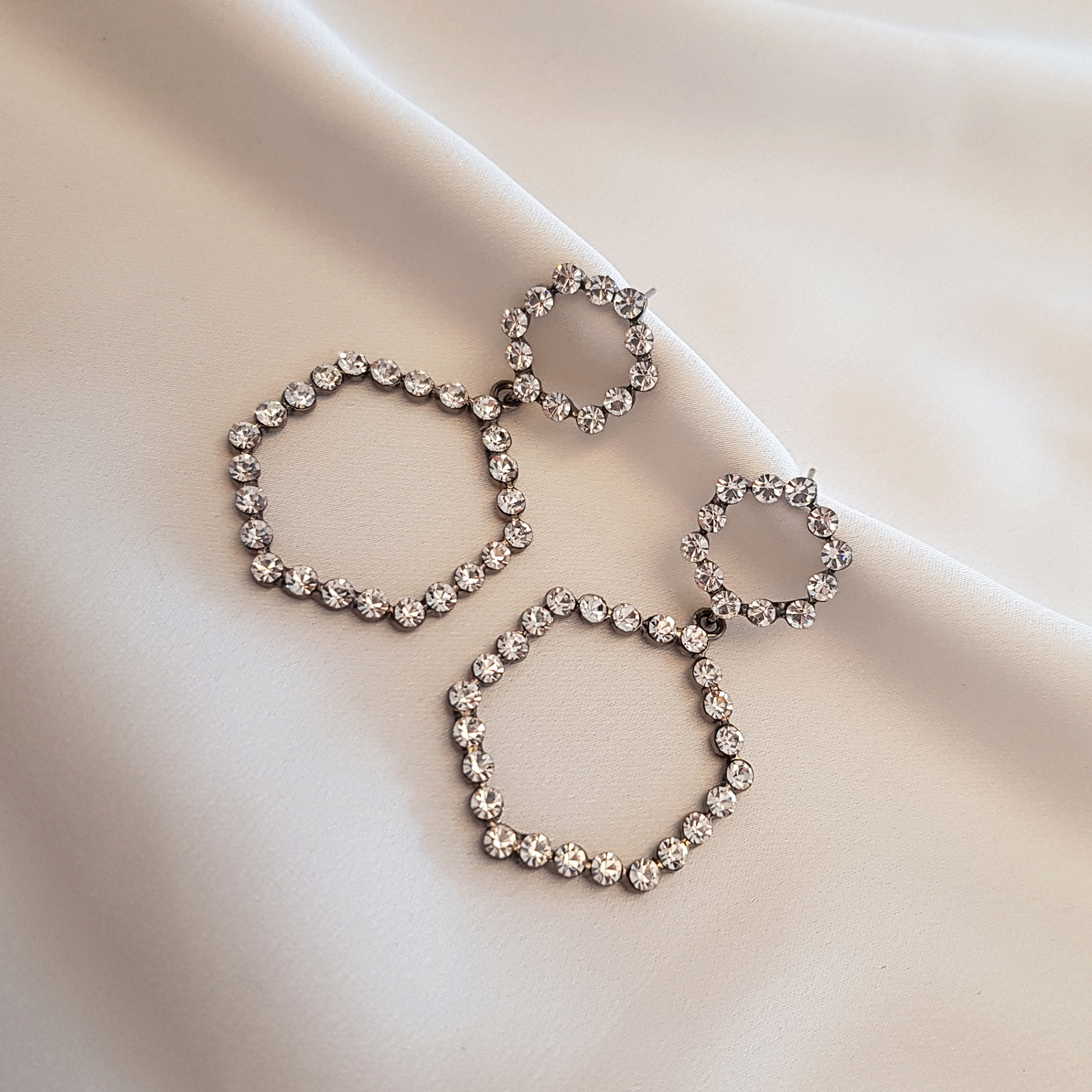 Hexagon Cubic Drop Earrings Party New Year Earing