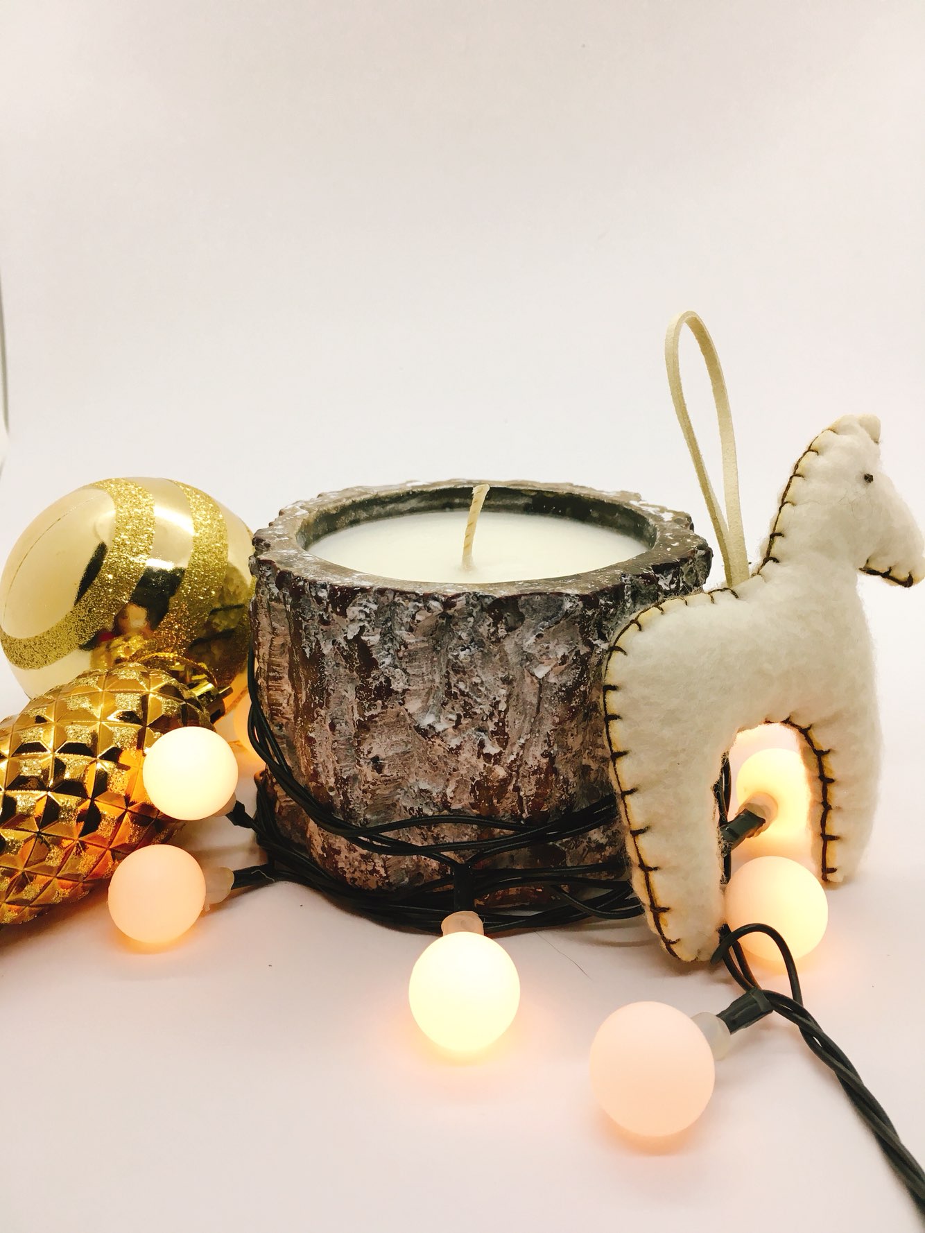 7 oz tree candle Mother and daughter handmade sens