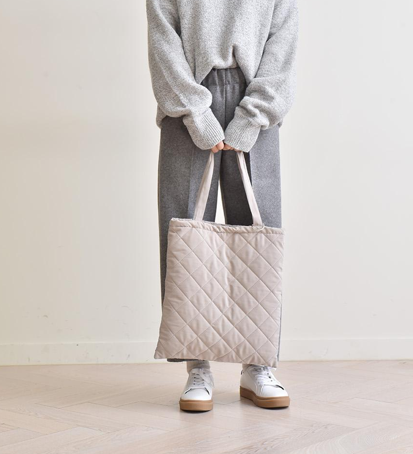 TOTE ECO SHOPPING TRAVEL Quilted Winter Eco Bag