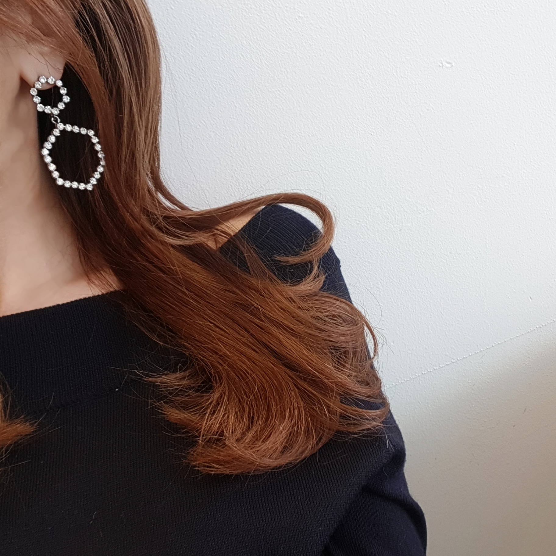 Hexagon Cubic Drop Earrings Party New Year Earing