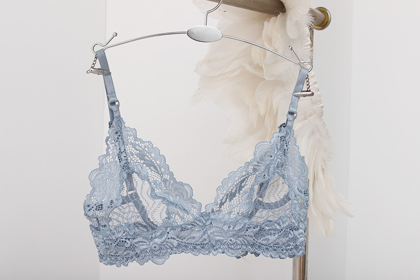 Single-ply Brainowire Lace Underwear Set Wave Ladi