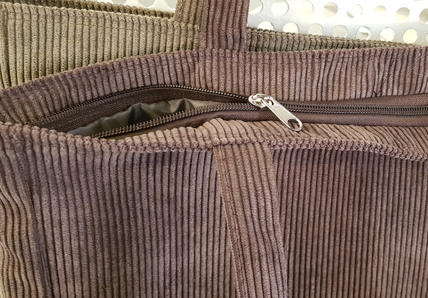 TOTE ECO SHOPPING TRAVEL corduroy corduroy eco bag