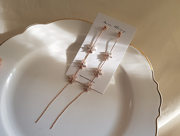 Snowflake Drop Earring Earring Possible Christmas 