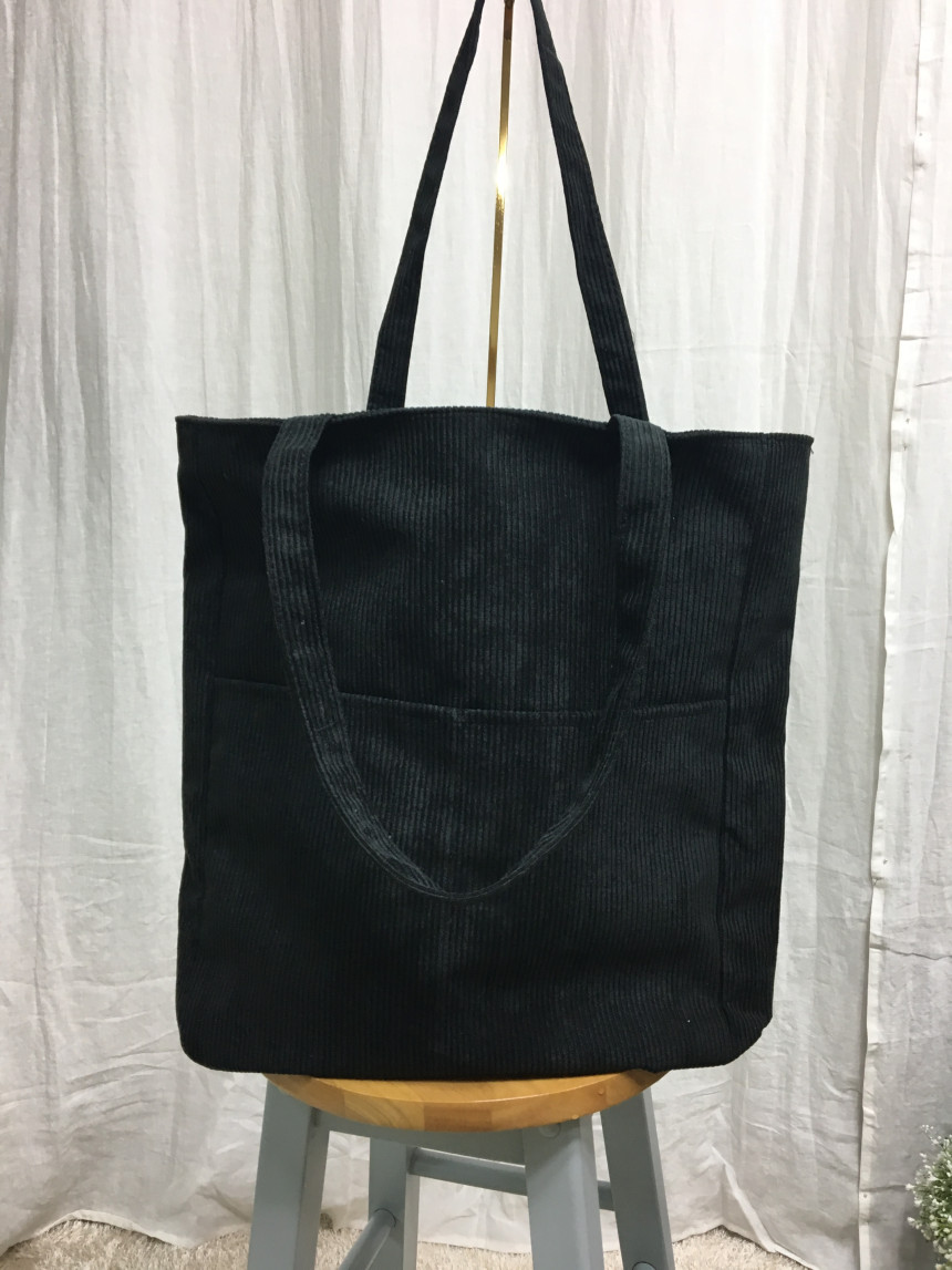 TOTE ECO SHOPPING TRAVEL two-pocket golden eco bag