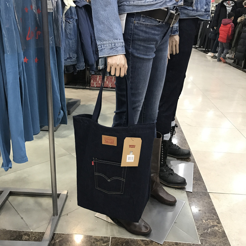 TOTE ECO SHOPPING TRAVEL Levi's unisex public e
