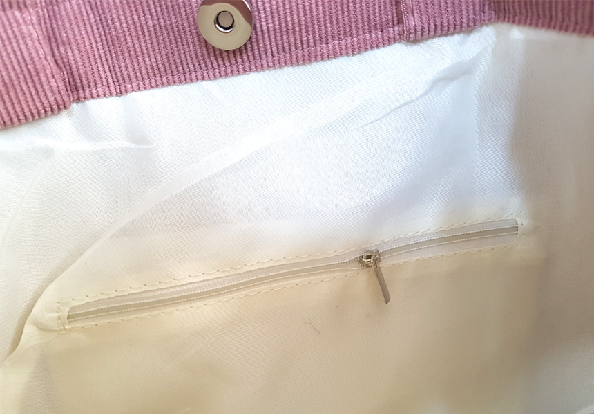 TOTE ECO SHOPPING TRAVEL corduroy corduroy eco bag