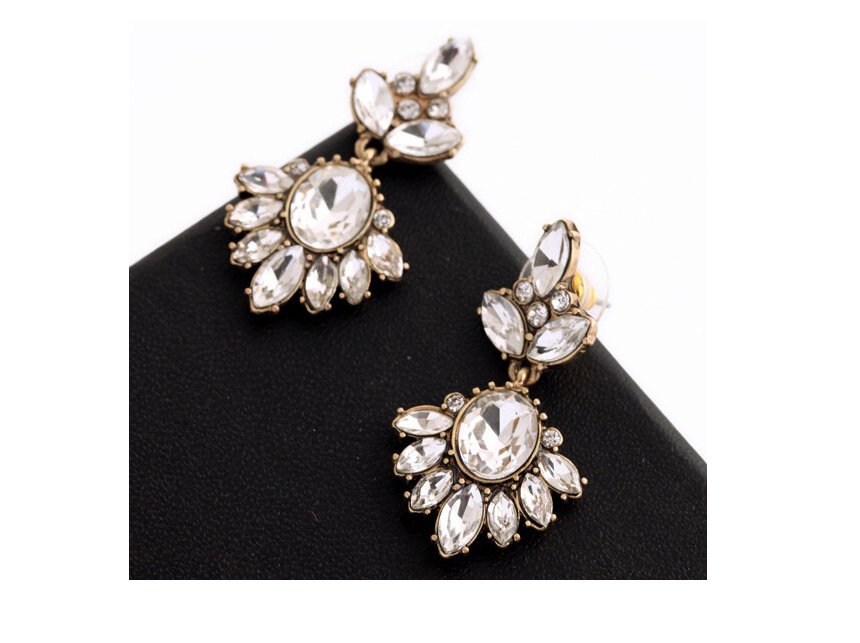 Drop Earrings Women 20s Crystal Accessory Store Je