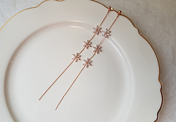 Snowflake Drop Earring Earring Possible Christmas 