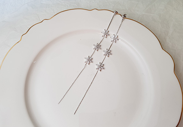 Snowflake Drop Earring Earring Possible Christmas 