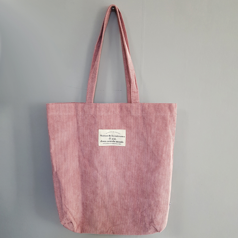 TOTE ECO SHOPPING TRAVEL corduroy corduroy eco bag