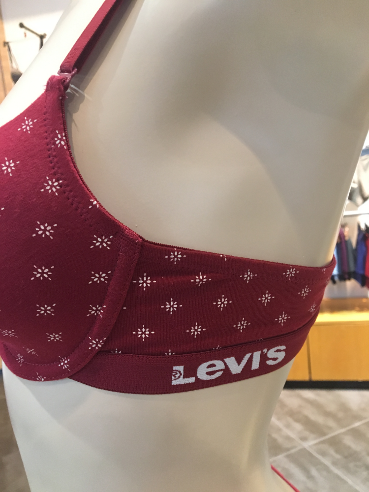 Levi's Bodyware Graphic Pattern Bra panties set