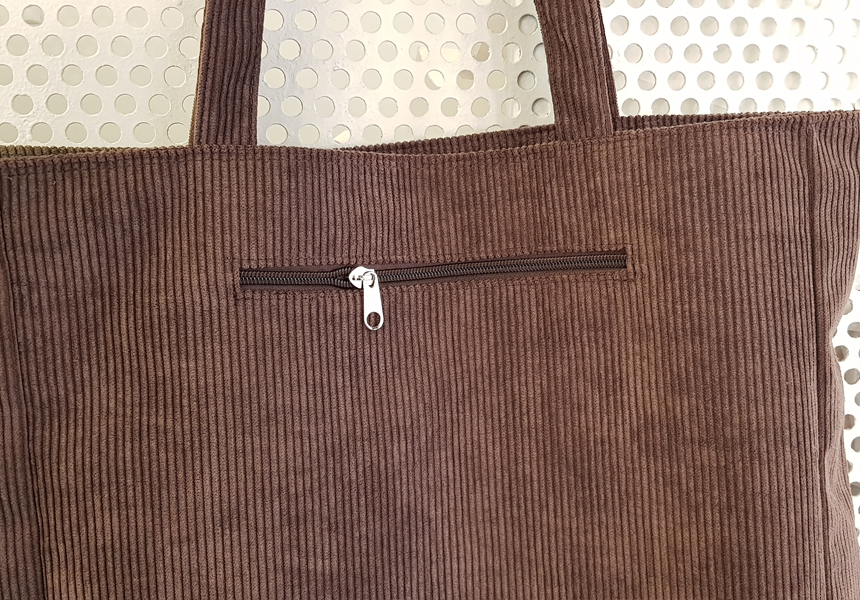 TOTE ECO SHOPPING TRAVEL corduroy corduroy eco bag